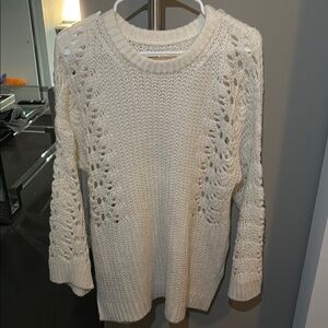 Cream Oversized Sweater
